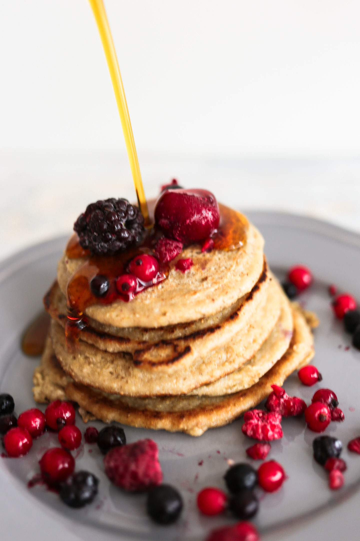 Frühstücksidee: Gesunde 3 Zutaten Pancakes - schnell und lecker