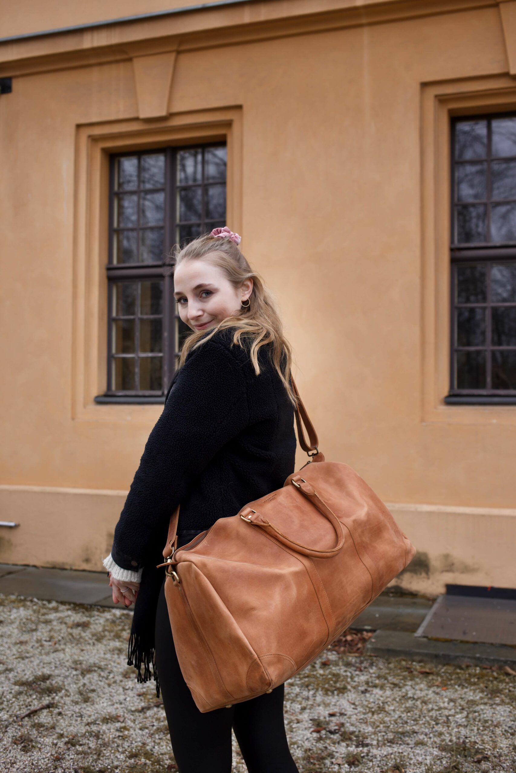 Erstaunlich Leder Weekender Damen Ebenbild