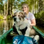 kajak fahren mit hund spreewald