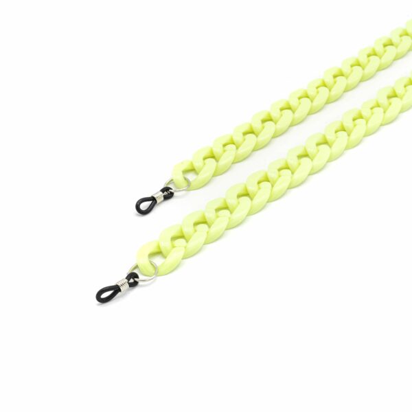 Brillenkette Acryl Lemon