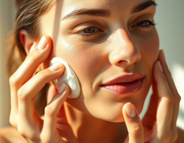 Hautgesundheit Gesichtspflege Frau