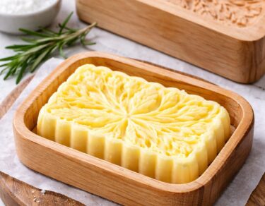 Butter selber machen in Holzform